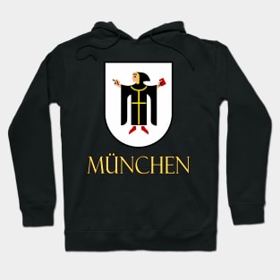 Munchen (Munich) Germany - Coat of Arms Design Hoodie